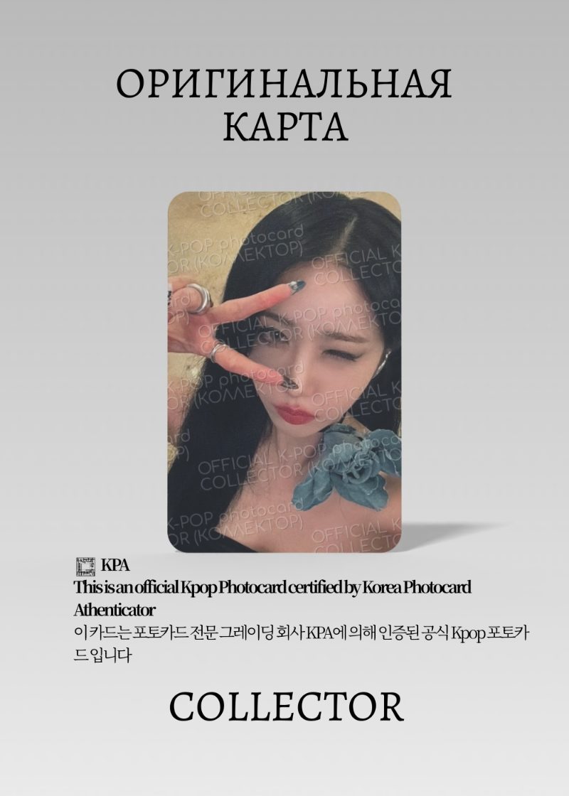 Ынби  VIVIZ VOYAGE | QR Альбомная Официальная K-pop фотокарта (CA/VV/VOY/QR/202)