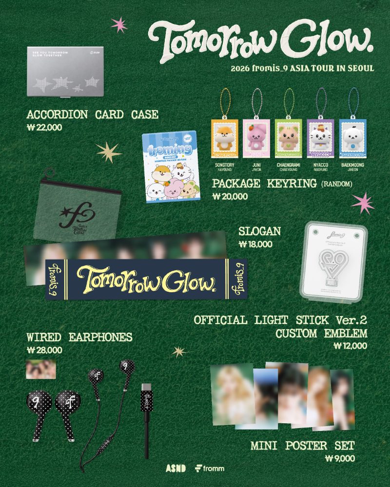 FROMIS_9 ASIA TOUR :TOMORROW GLOW Мерч | OFFICIAL LIGHT STICK VER.2 CUSTOM EMBLEM  Официальный K-pop мерч (M/F9/GM/LIGHT)