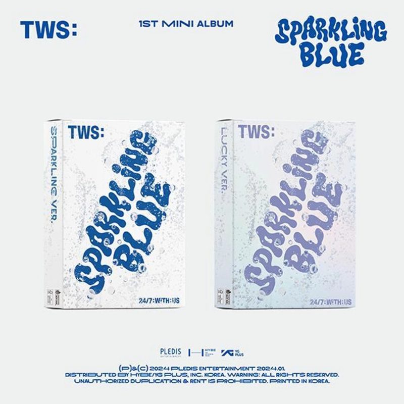 ОФИЦИАЛЬНЫЙ K-pop альбом TWS SPARKLING BLUE (LUCKY ver.)
