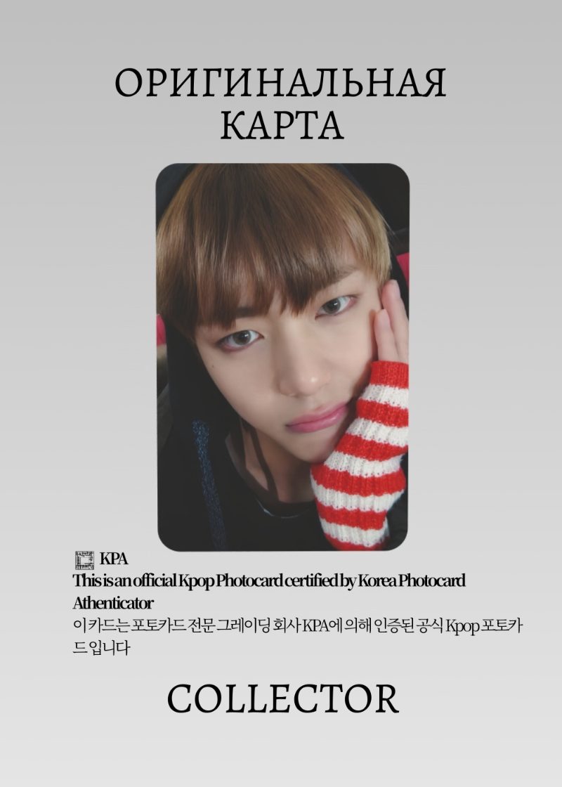 V BTS YOU NEVER WALK ALONE | Альбомная Официальная K-pop фотокарта (CA/BTS/YNWA/06)