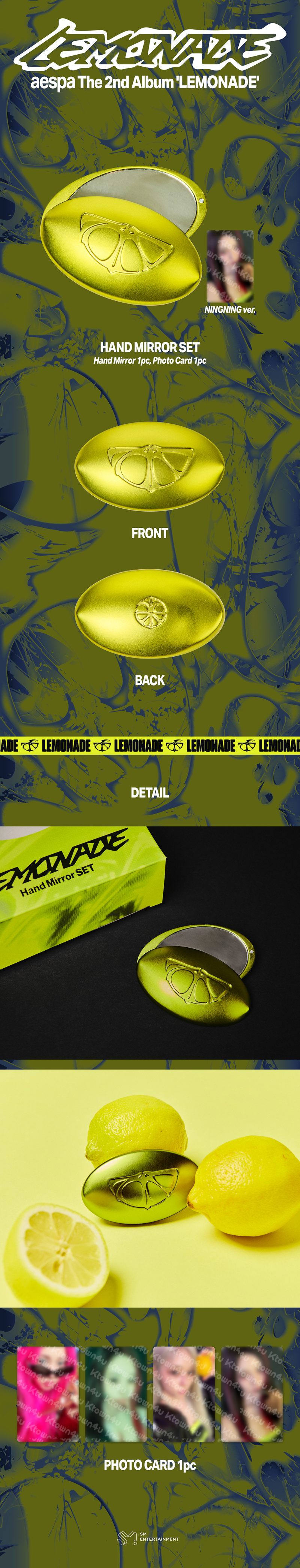 ОФИЦИАЛЬНЫЙ K-pop мерч AESPA WEEK MAKE IT LEMONADE