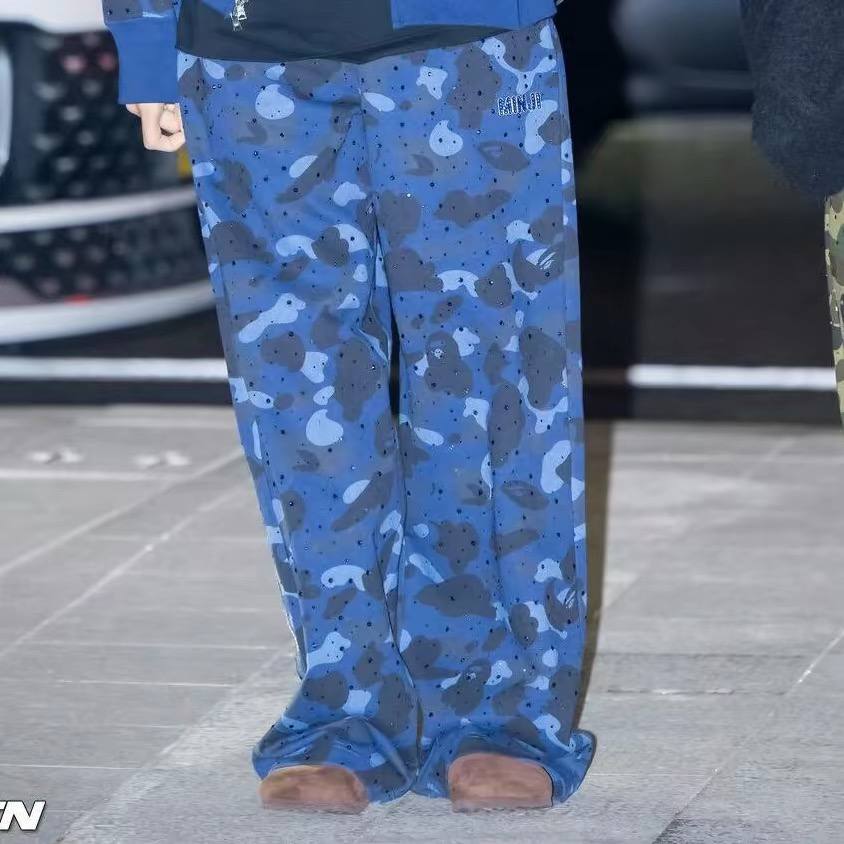 NEWJEANS | Камуфляжный костюм: зип-худи + брюки | S-L (CLO-NJ-ZIP-NEWJEANS)