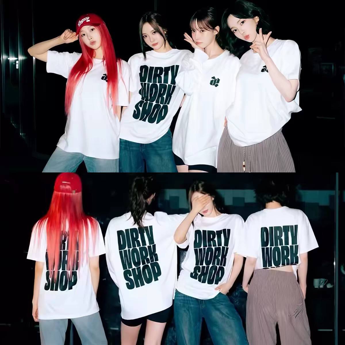 AESPA DIRTY WORK | Футболка DIRTY WORK SHOP | S-3XL (CLO-AE-TSHIRT-AESPA)