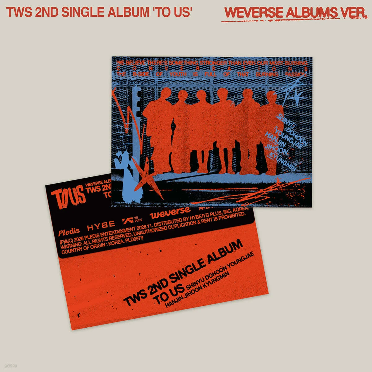 TWS TO US Альбом | PLATFORM Ver Официальный K-pop альбом (A/TWS/TU/PL)