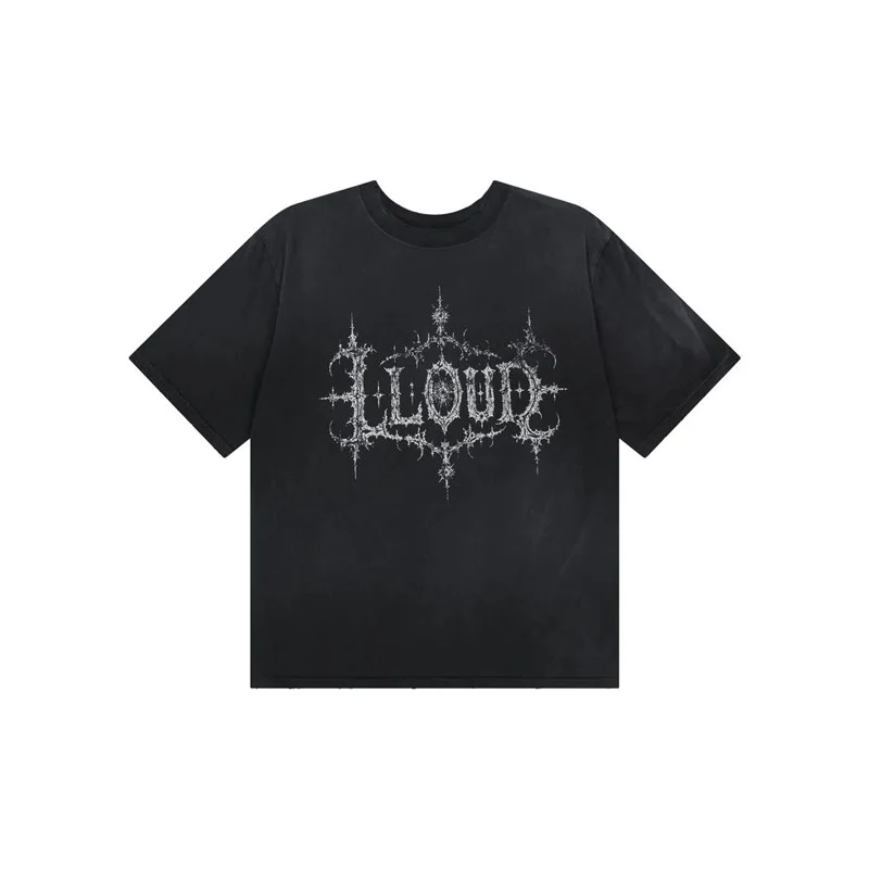 LISA BLACKPINK × LLOUD × VON DUTCH Футболка Deco | Официальный K-pop мерч | до солд-аута (M/A/BP/LV-DECO-TEE)