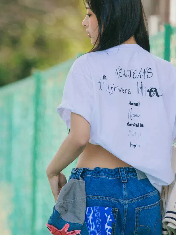 Минджи NEWJEANS | Футболка S-4XL (CLO-NJ-TEE-MINJI-2)