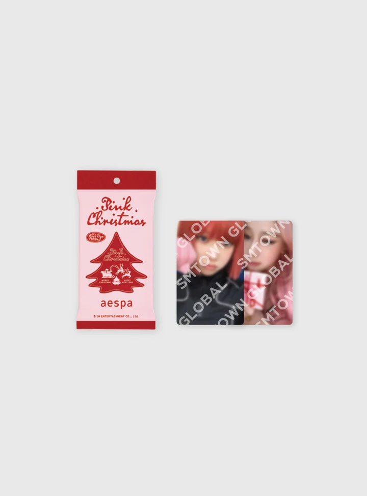 AESPA 2024 PINK CHRISTMAS RANDOM PACK SET Пак | Официальный трейдинг пак (P/AE/PC/24)