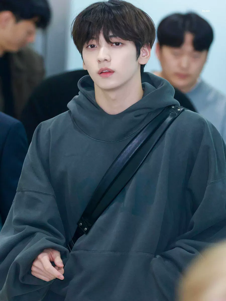 Субин TXT | Худи серый S-3XL (CLO-TXT-HOOD-SOOBIN)