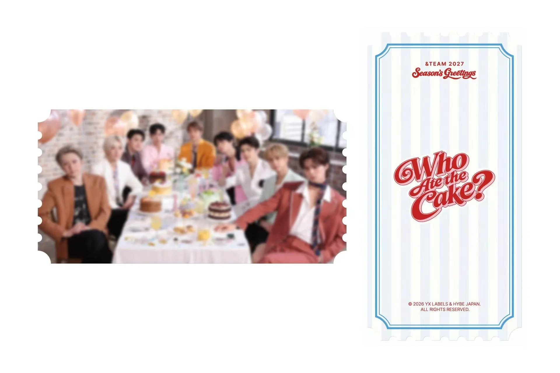 Гритинг &TEAM 2027 SEASONS GREETINGS [Who Ate the Cake?]