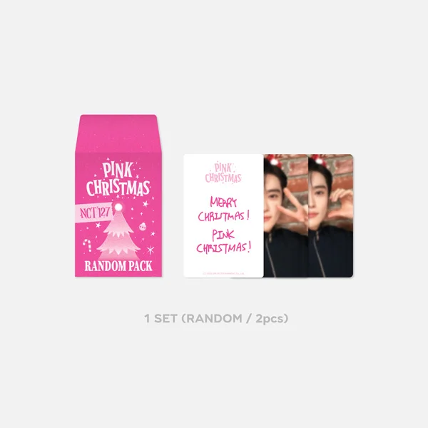 NCT 127 PINK CHRISTMAS RANDOM PACK SET Пак | Официальный трейдинг пак (P/NCT127/PC)