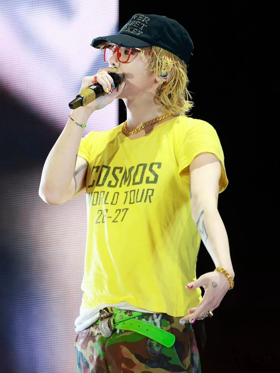 G-DRAGON BIGBANG | Футболка жёлтая S-3XL (CLO-BB-TEE-GD-5)