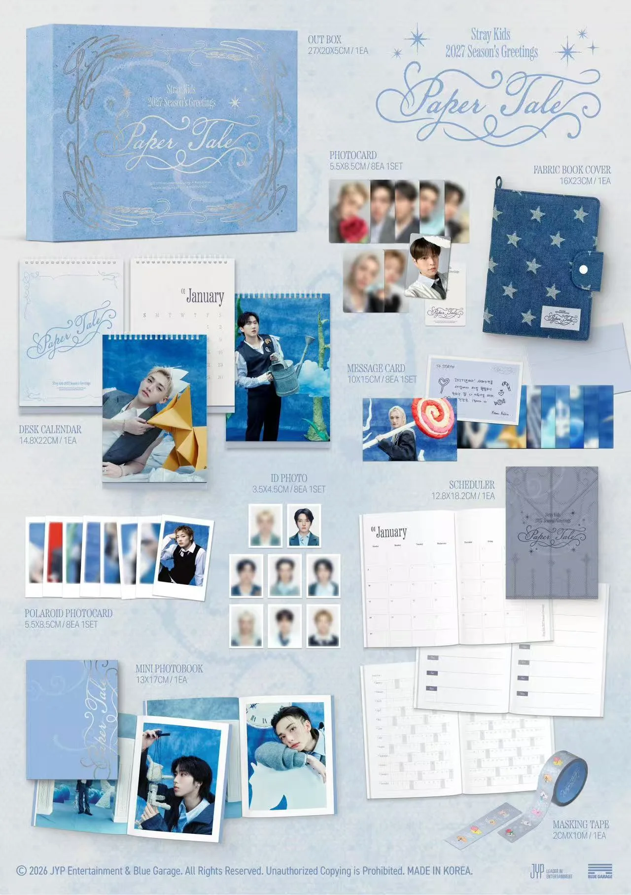 Гритинг STRAY KIDS 2027 SEASONS GREETINGS [Paper Tale]