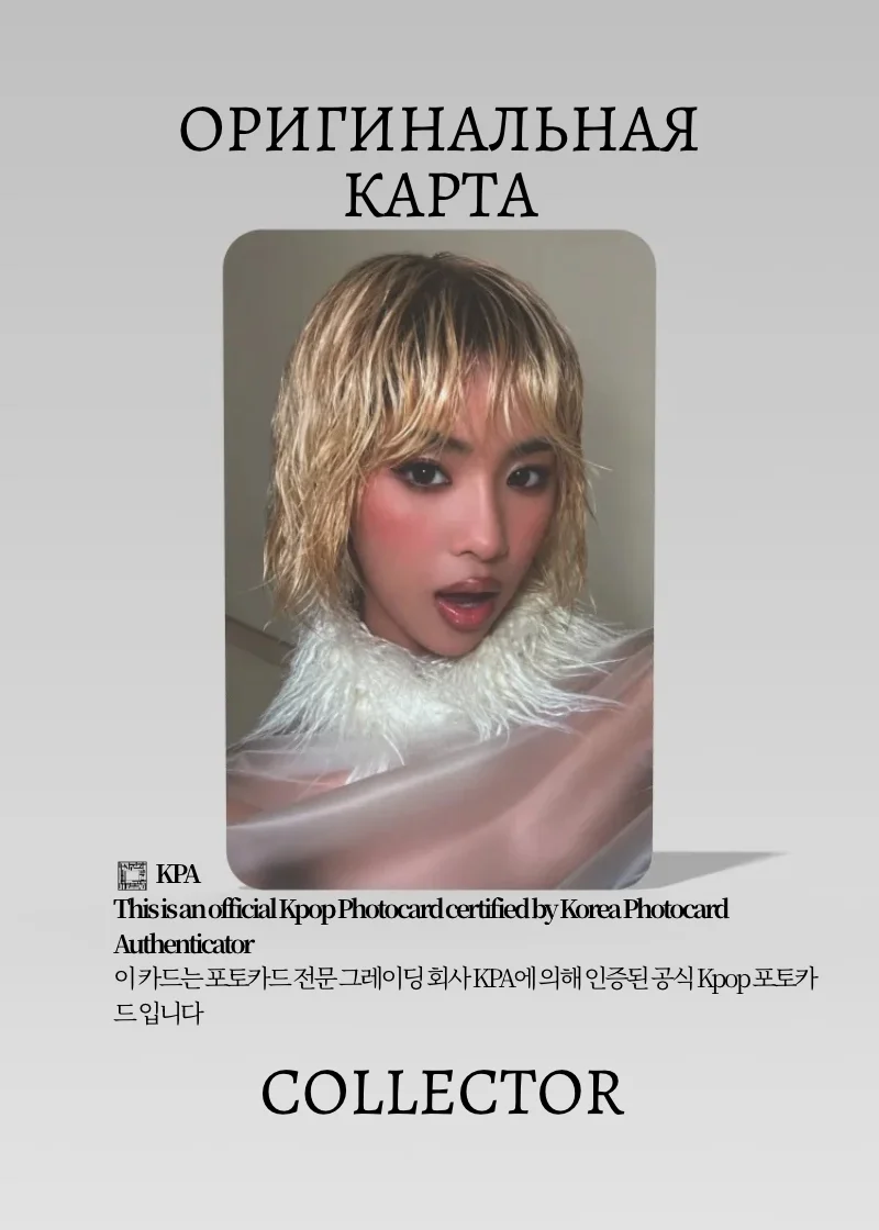 София KATSEYE WILD | WINNER SOUND WAVE Официальная K-pop фотокарта (CB/KAT/W/W/SW/02)