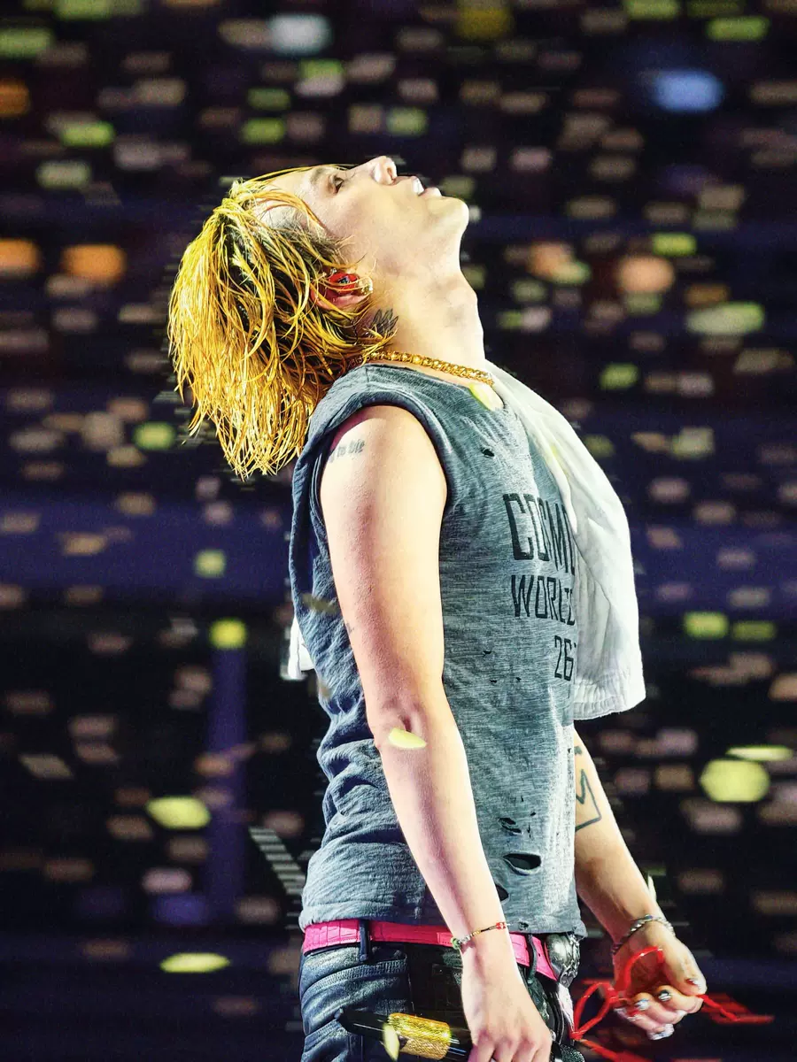 G-DRAGON BIGBANG | Футболка серая S-3XL (CLO-BB-TEE-GD-6)