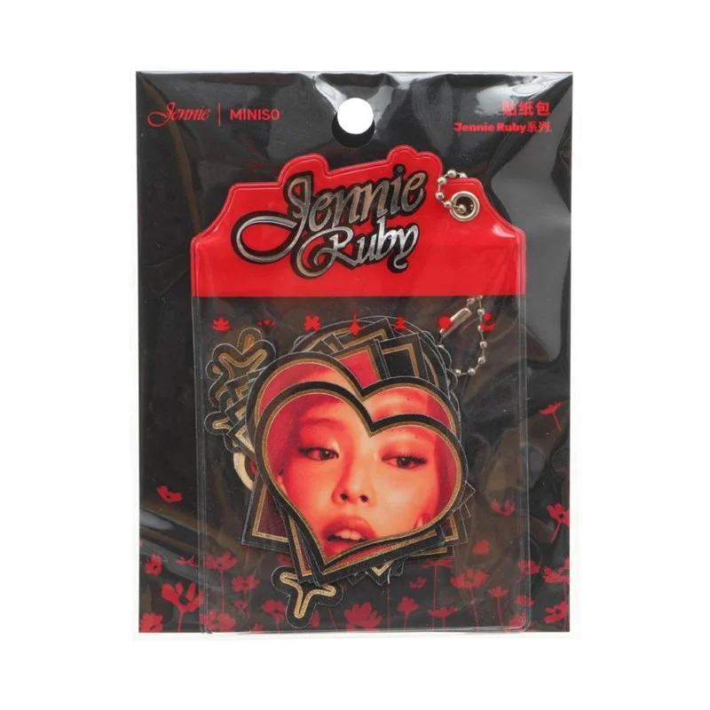 JENNIE BLACKPINK RUBY х MINISO Набор стикеров | Официальный K-pop мерч | до солд-аута (M/BP/R/MINISO/STICKER)