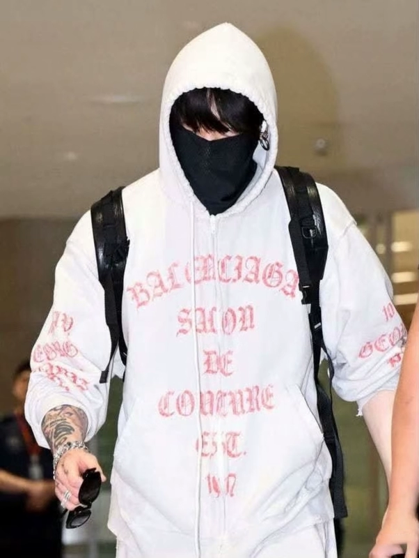 Чонгук BTS | Зип-худи белый S-3XL (CLO-BTS-ZIP-JK)