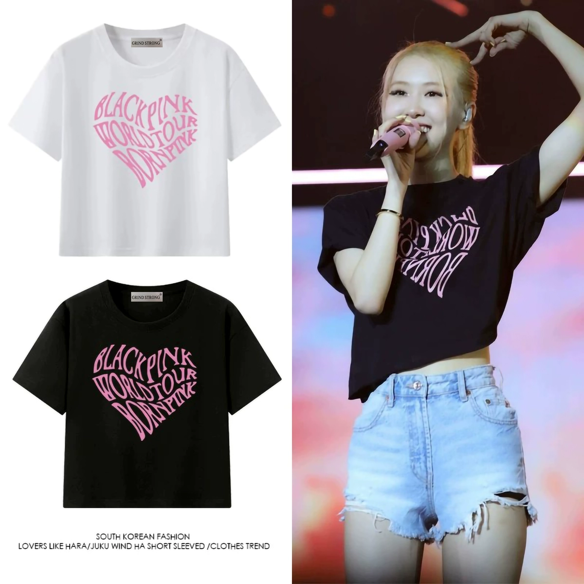 Дженни BLACKPINK | Футболка сценическая S-4XL (CLO-BP-TEE-JENNIE-2)