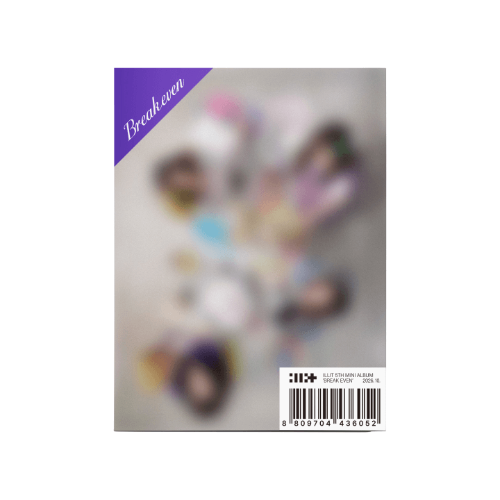 ILLIT BREAK EVEN Альбом | WEVERSE Ver Официальный K-pop альбом (A/IL/BE/W)