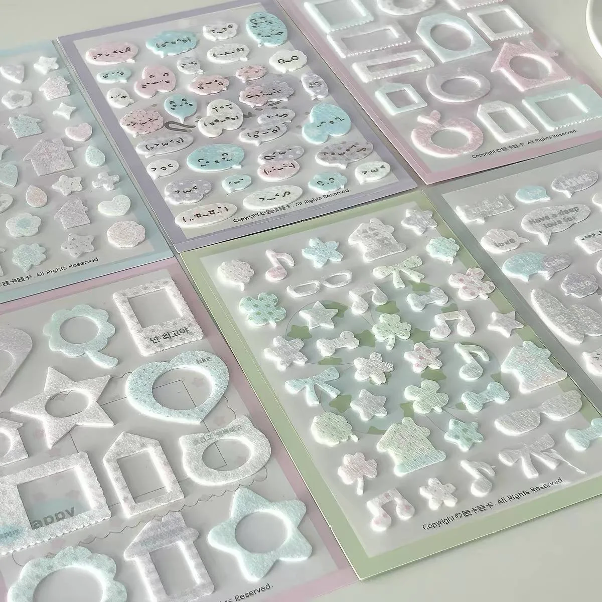 Фетровые 3D-стикеры  для декора (STICKER-DECOR-TOPLO-3)
