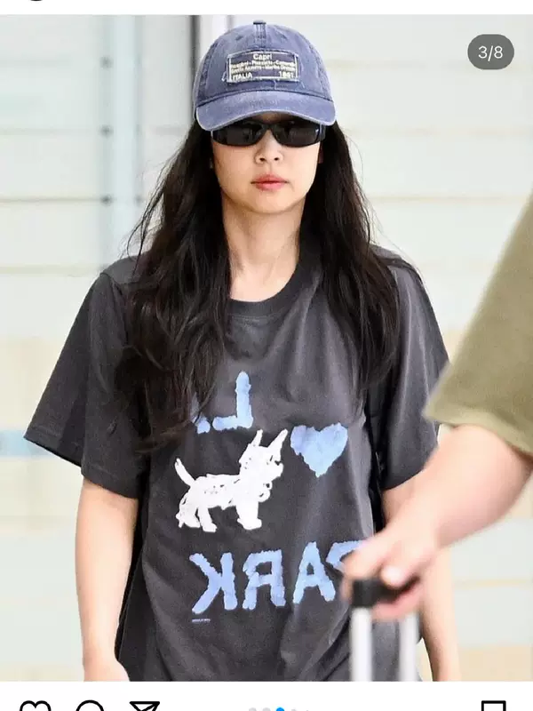 Дженни BLACKPINK | Футболка серая S-4XL (CLO-BP-TEE-JENNIE-8)