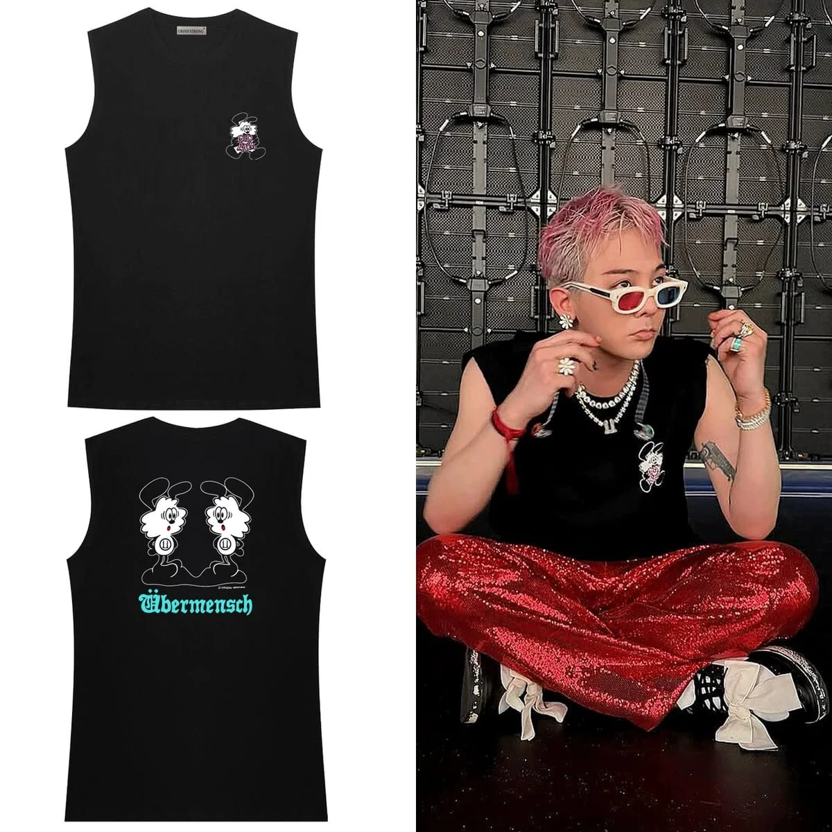 G-DRAGON BIGBANG | Майка S-4XL (CLO-BB-TANK-GD)