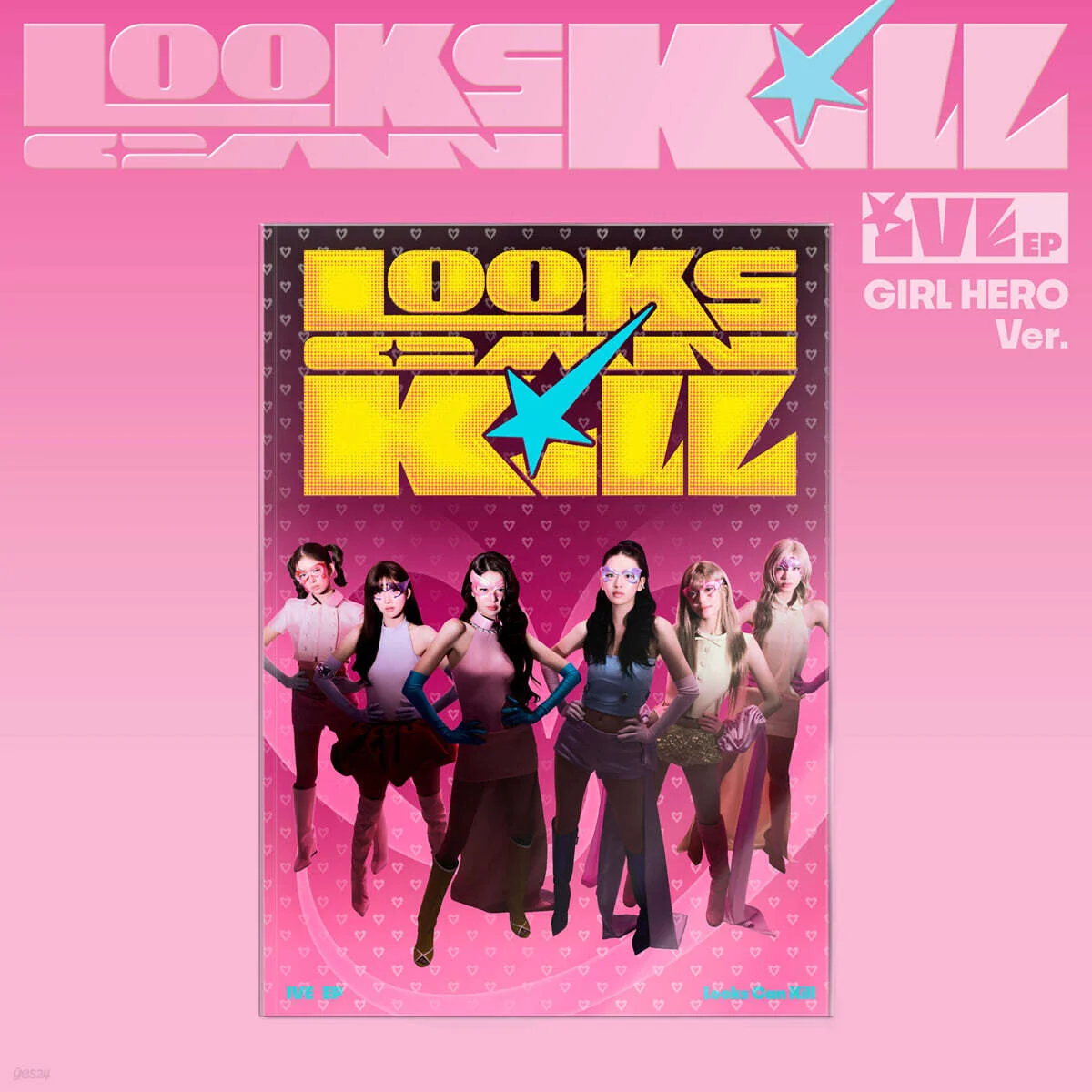 IVE LOOKS CAN KILL Альбом | GIRL HERO Ver Официальный K-pop альбом (A/IV/LCK/GH)