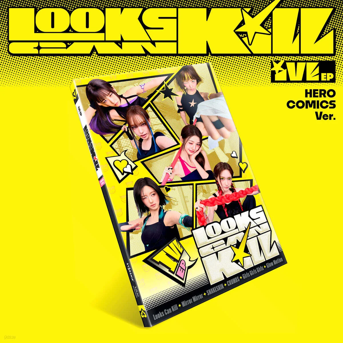IVE LOOKS CAN KILL Альбом | HERO COMICS Ver Официальный K-pop альбом (A/IV/LCK/HC)