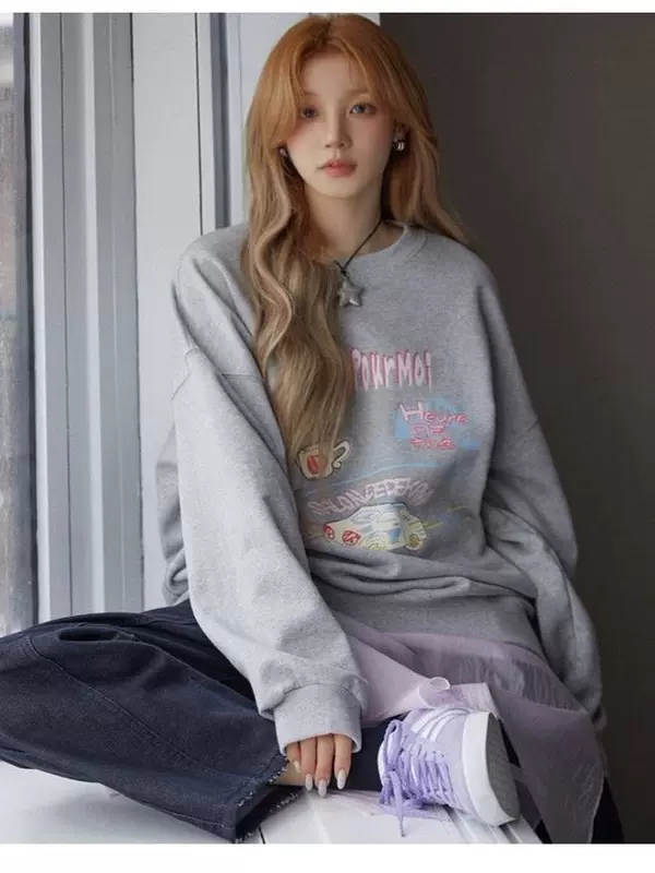 Юци I-DLE | Свитшот утеплённый S-4XL (CLO-IDLE-SWEAT-YUQI-2)