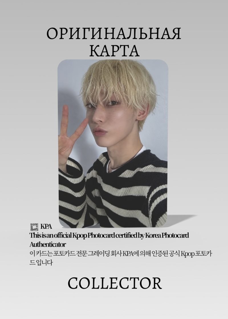 Сону ENHYPEN DAYDREAM | WEVERSE Альбомная Официальная K-pop фотокарта (CA/EN/DD/W/205)