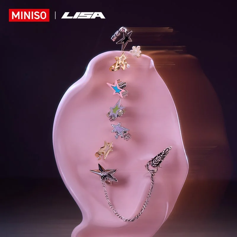 LISA BLACKPINK ALTEREGO х MINISO Кольцо-сюрприз — целый бокс | Официальный K-pop мерч | до солд-аута (M/BP/AE/MINISO/RINGBOX-SET)