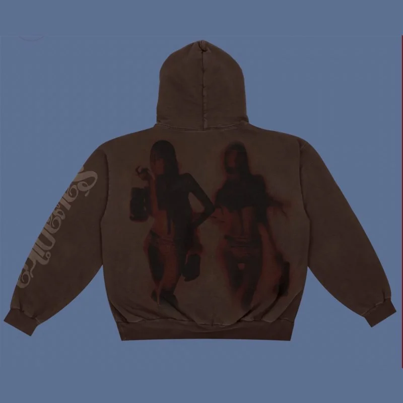 LISA BLACKPINK SAWADIKA Худи (коричневое) | Официальный K-pop мерч | до солд-аута (M/A/BP/SA-HOODIE)