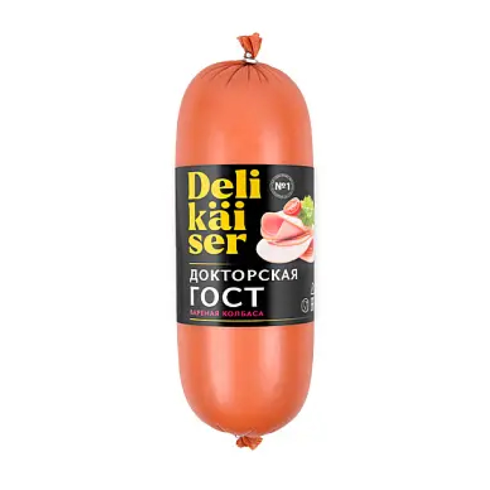 Колбаса вареная Delikaiser Докторская ГОСТ, 400 г