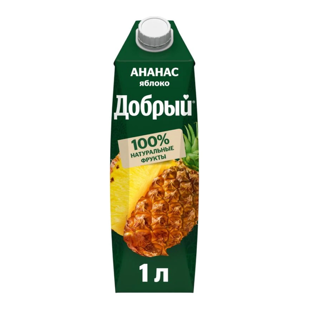 Сок Добрый Ананас яблоко, 1 л