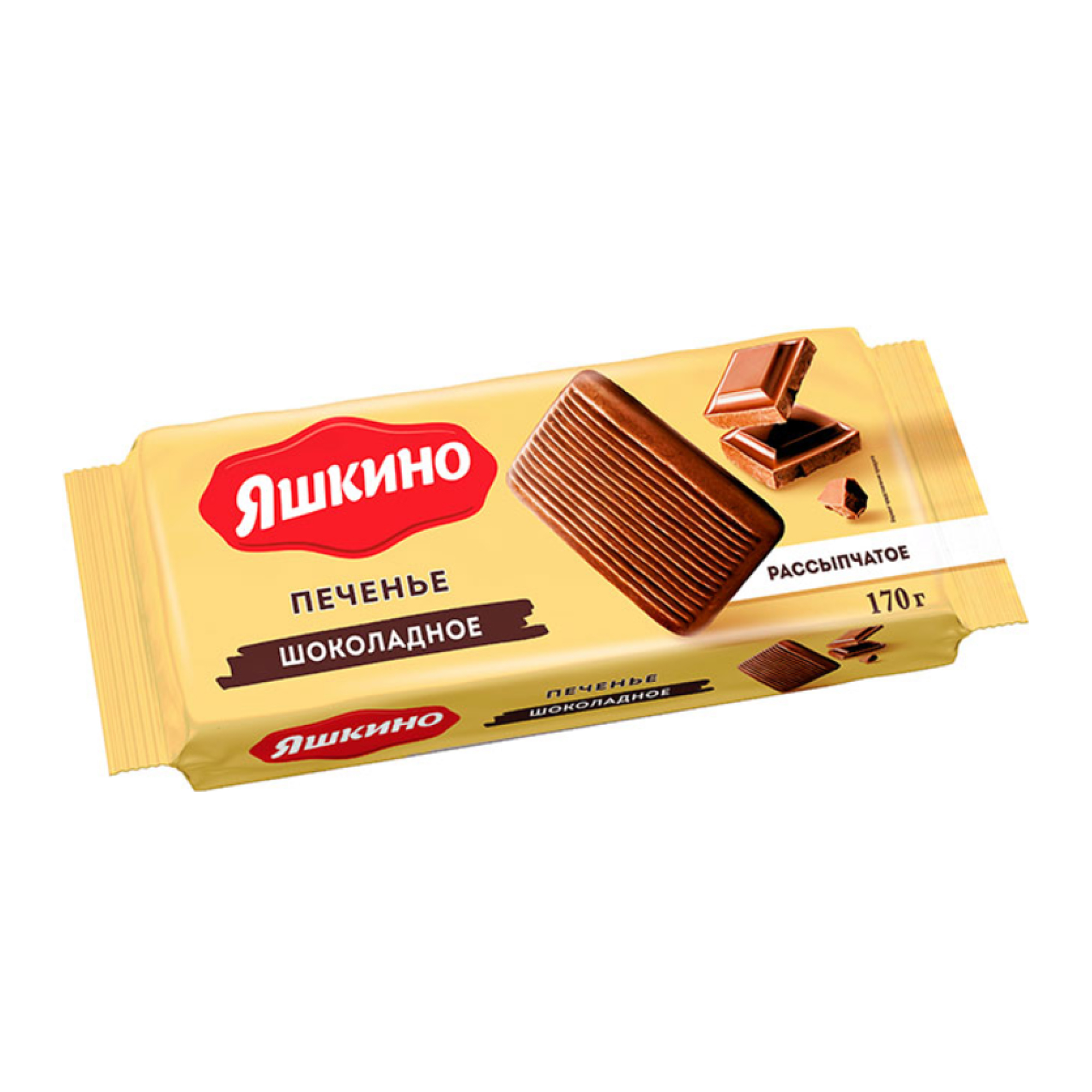 Печенье Яшкино с шоколадным вкусом, 170 г