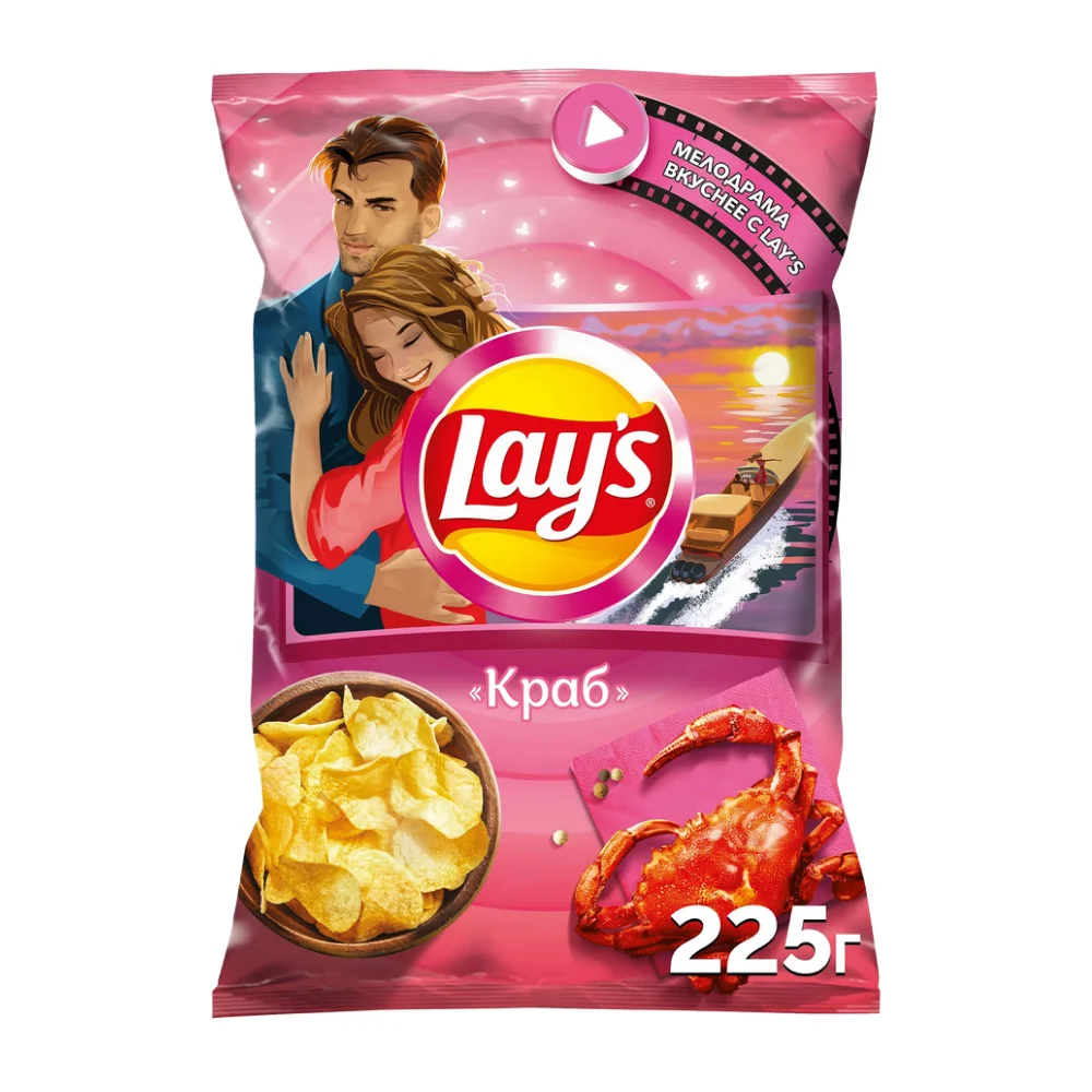 Чипсы Lay's Краб, 225 г
