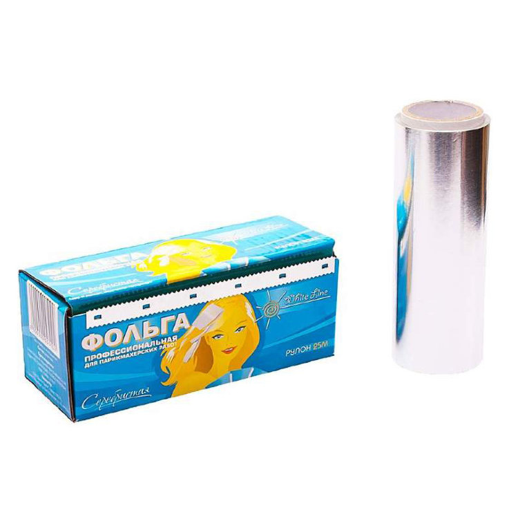 Фольга (14мк) 100м Серебрo