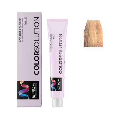 9.42 EPICA COLORSOLUTION Тонирующая кислая гель-краска блондин медно-фиолетовый, 100 мл.