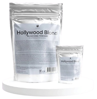 Обесцвечивающая пудра Hollywood Blond 9+ белая, с защитным комплексом, Италия, ADRICOCO 500г