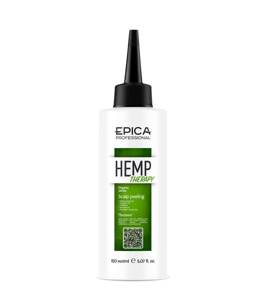 Пилинг д/кожи головы 150мл. EPICA Professional Hemp therapy ORGANIC