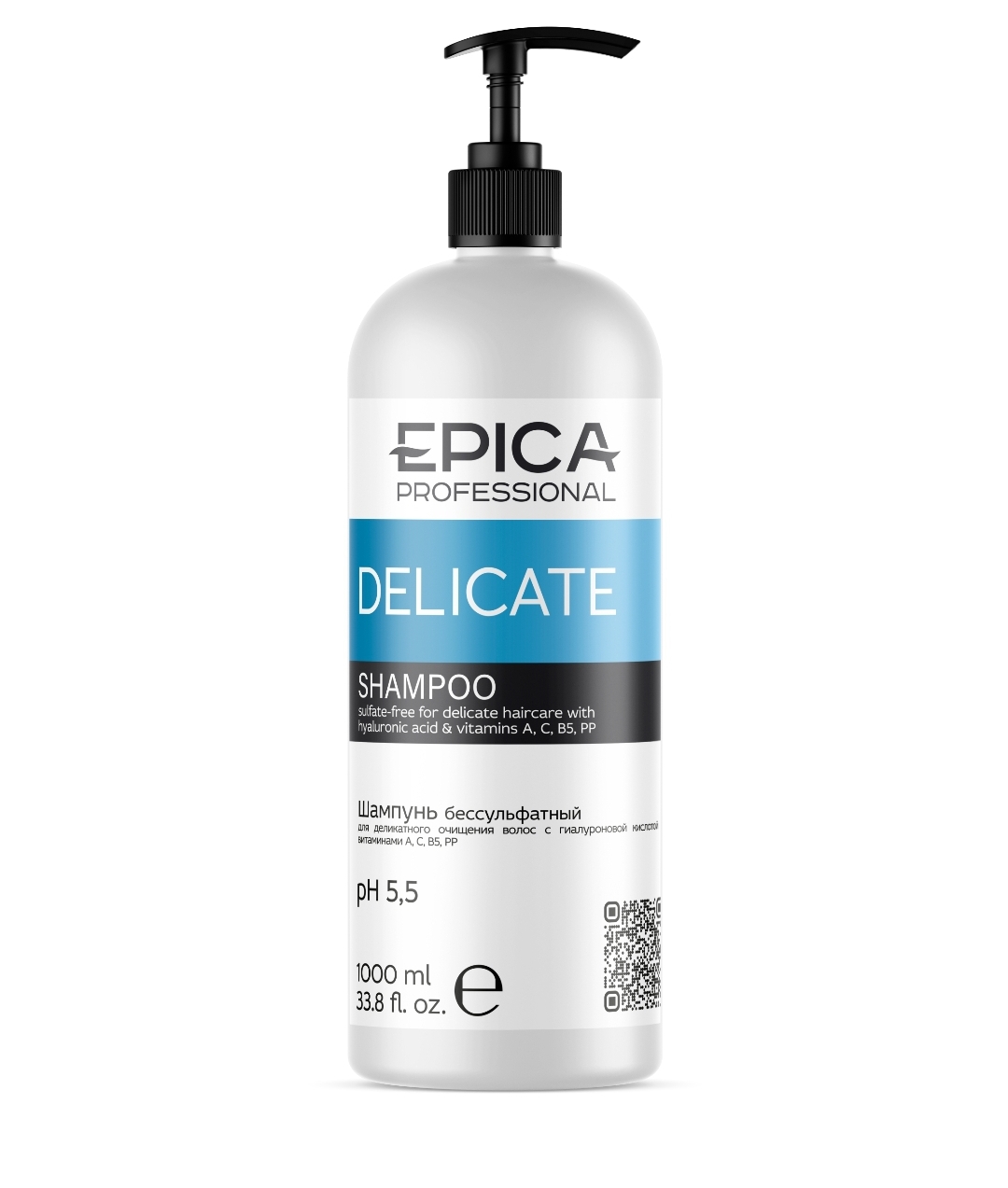 Бессульфатный шампунь 1000мл. Delicate EPICA Professional