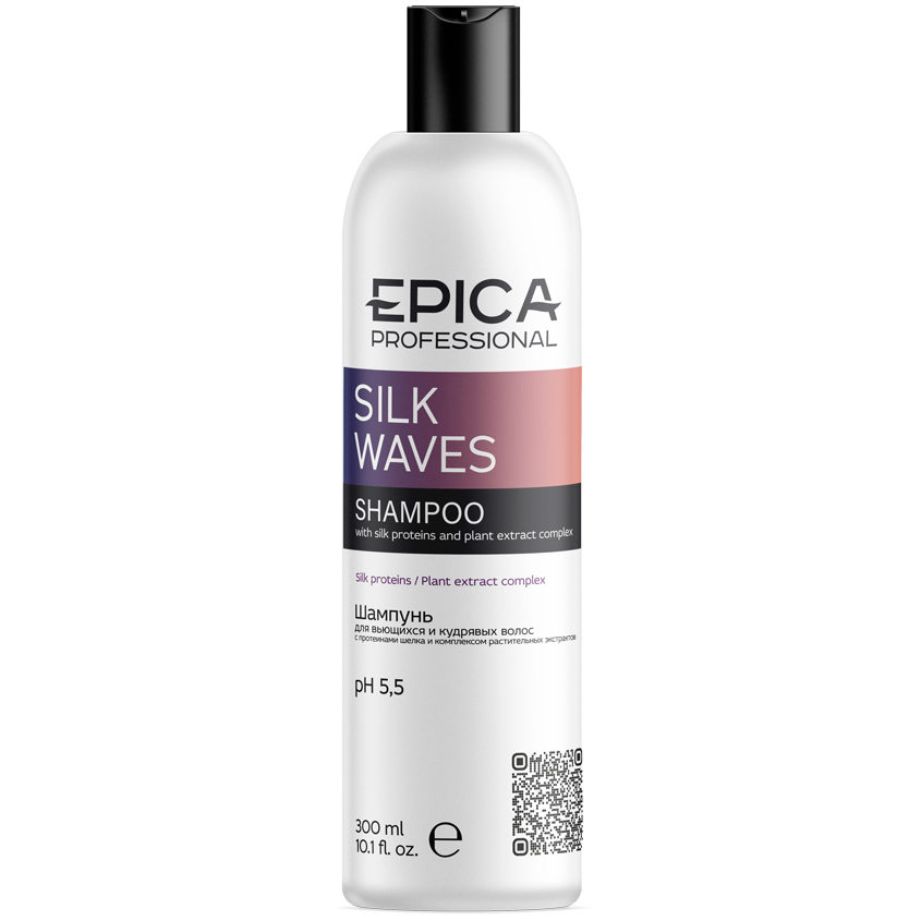 Шампунь д/кудрявых волос 300мл. EPICA Professional Silk Waves