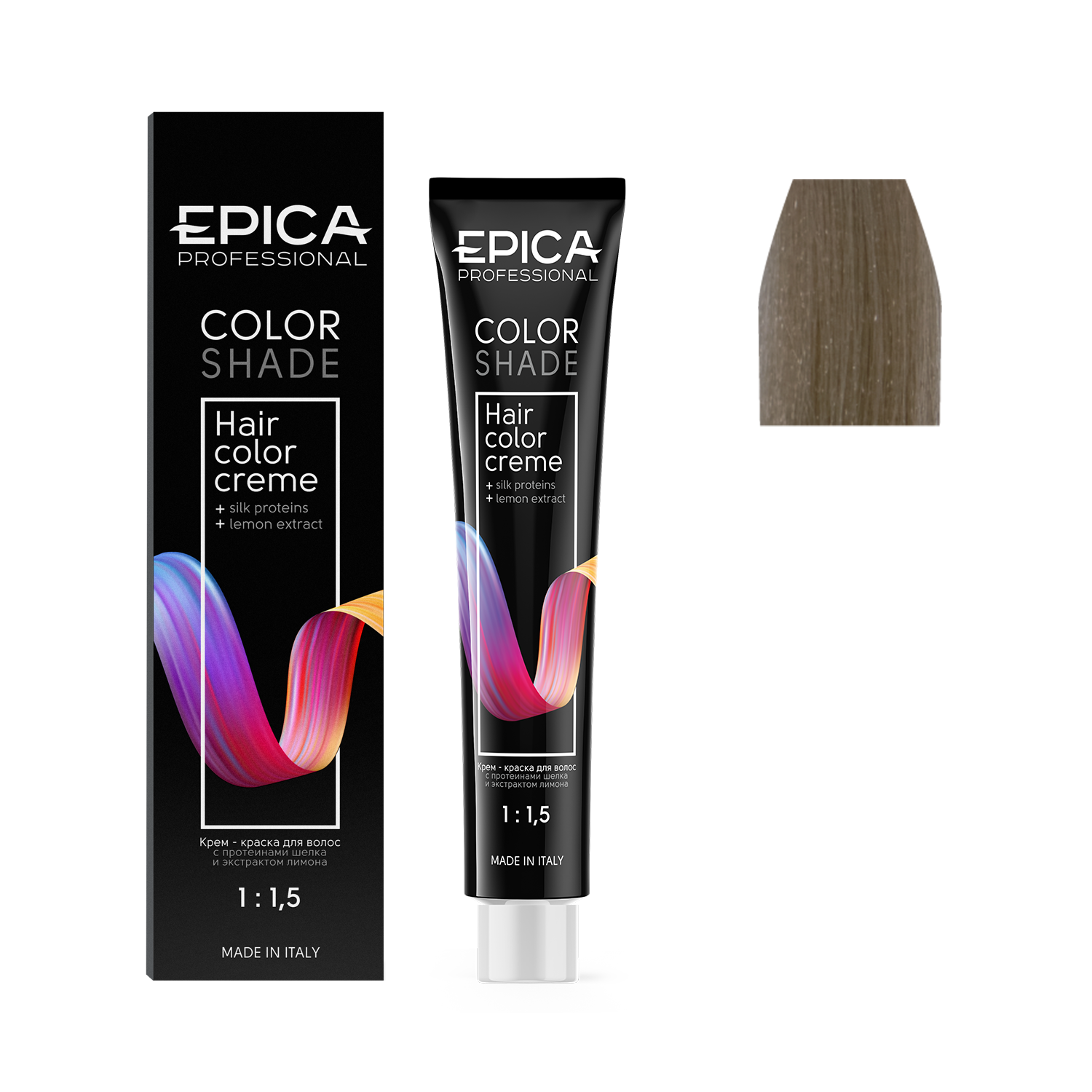 10.71 EPICA Professional COLORSHADE Крем-краска светлый блондин шоколадно-пепельный, 100 мл.