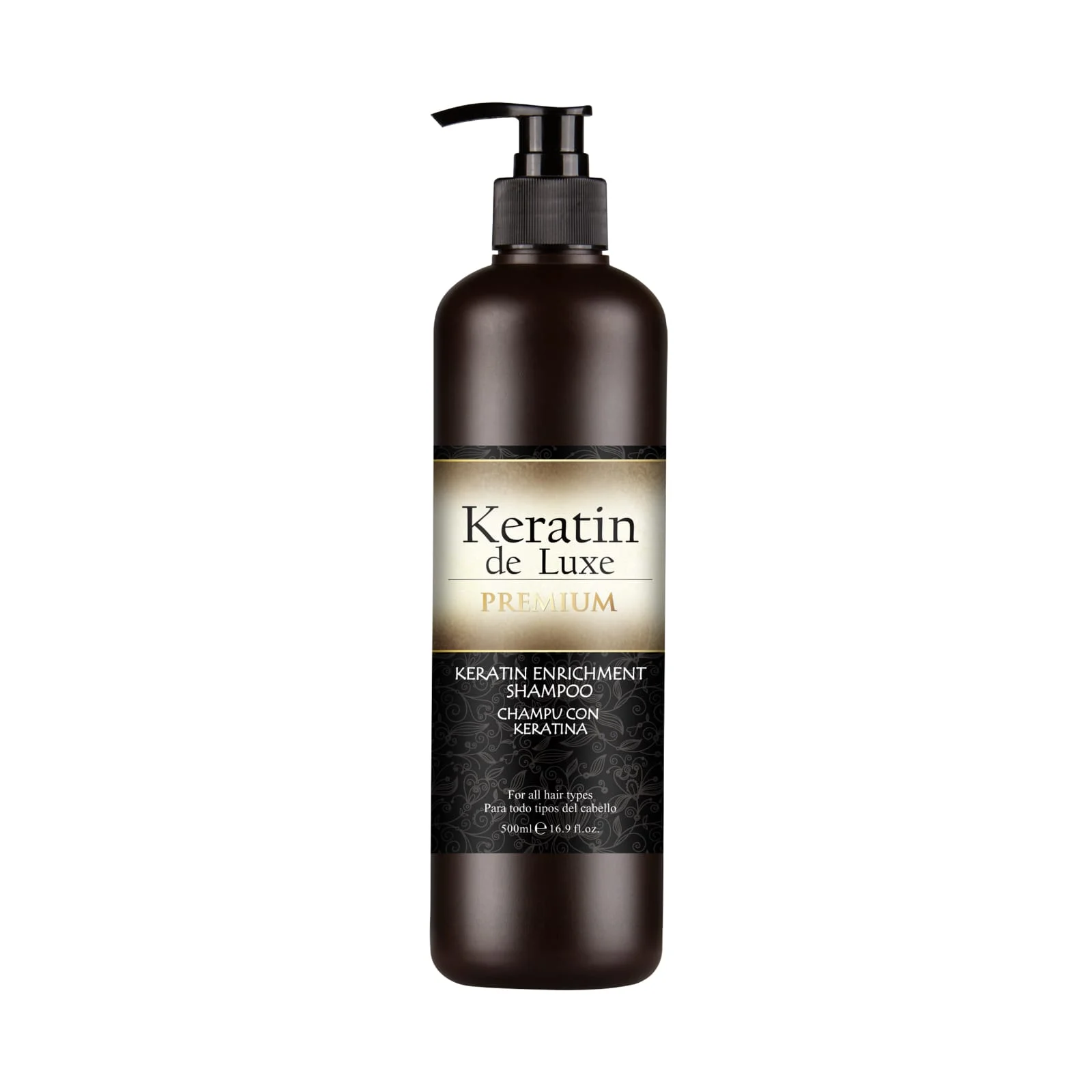 (М) ШАМПУНЬ ДЛЯ ВОЛОС, ОБОГАЩЁННЫЙ КЕРАТИНОМ / Keratin Deluxe Hair Shampoo 500мл