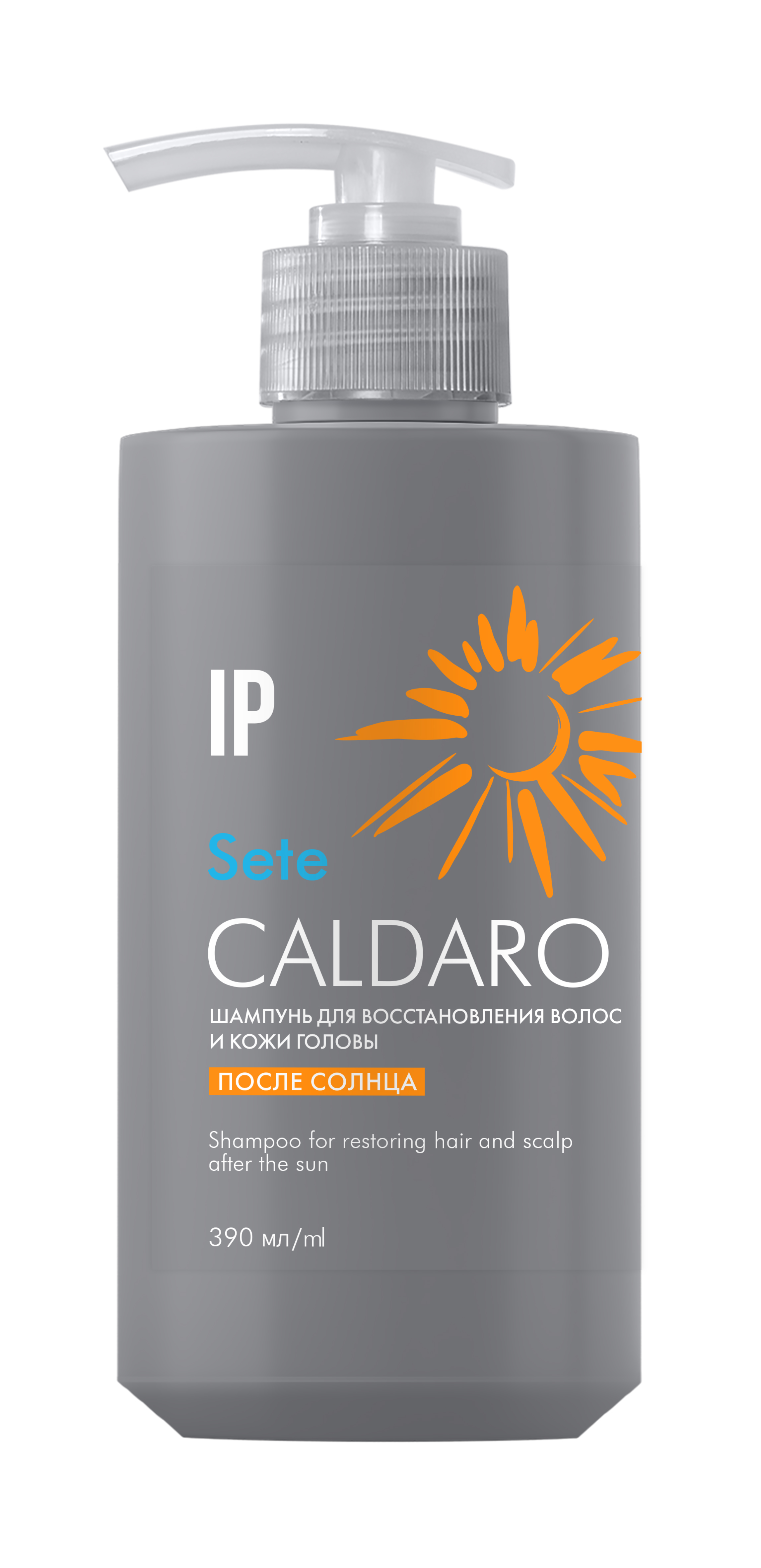 IP Шампунь для восстановления волос и кожи головы после солнца "CALDARO", 390мл