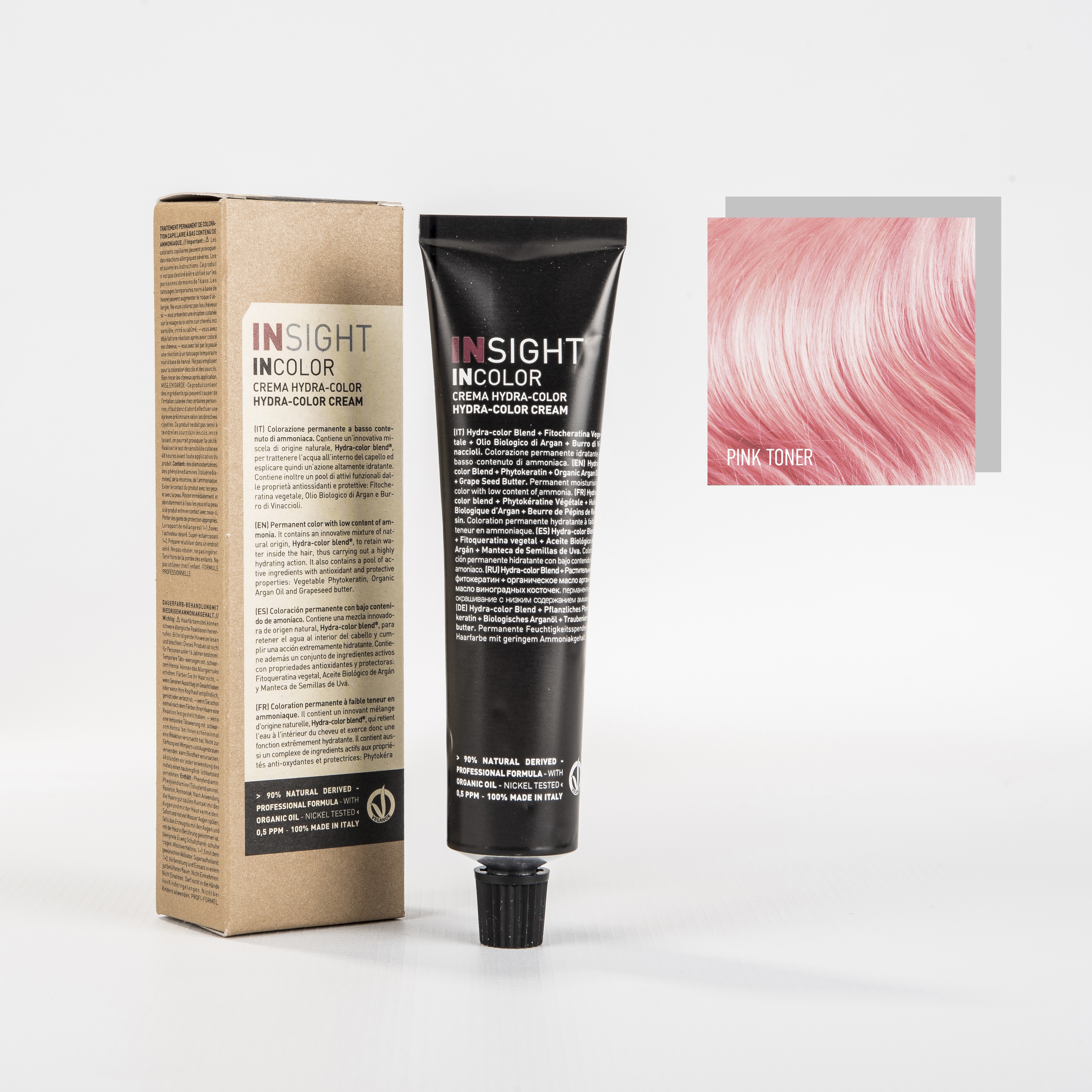 Тонер перманентный розовый PINK, 100мл