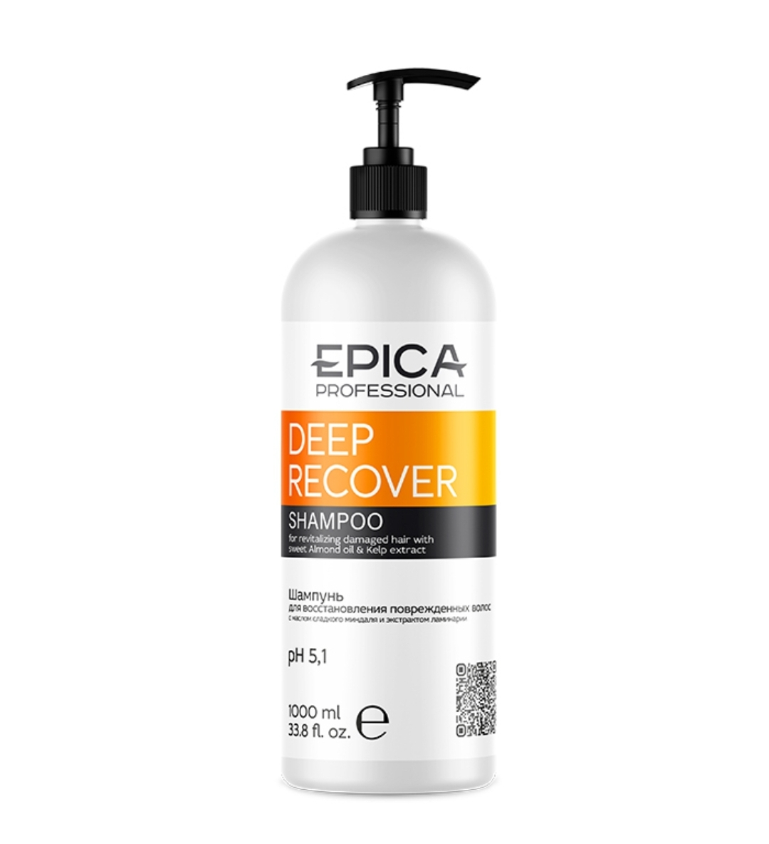 Шампунь д/повреждённых волос 1л. EPICA Professional Deep Recover