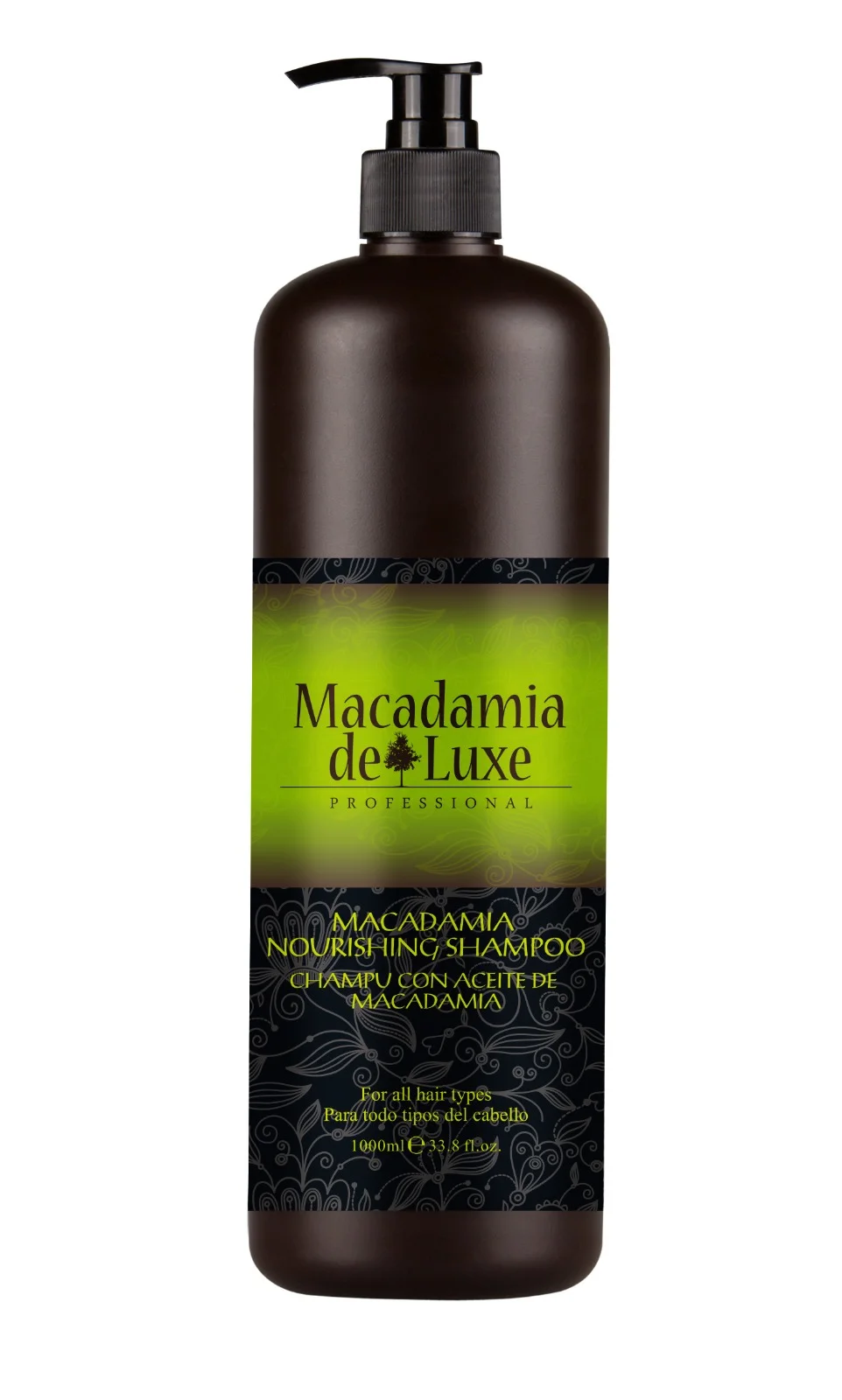 (М) ШАМПУНЬ ПИТАТЕЛЬНЫЙ С МАСЛОМ МАКАДАМИИ/ Macadamia de Luxe Shampoo 1000мл