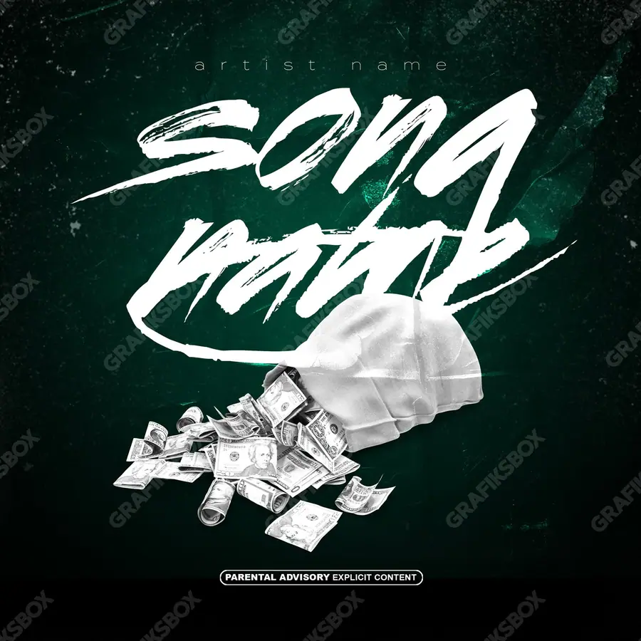 Portada de álbum prediseñada «Bolson» — un motivo con carácter propio, en una gama verde