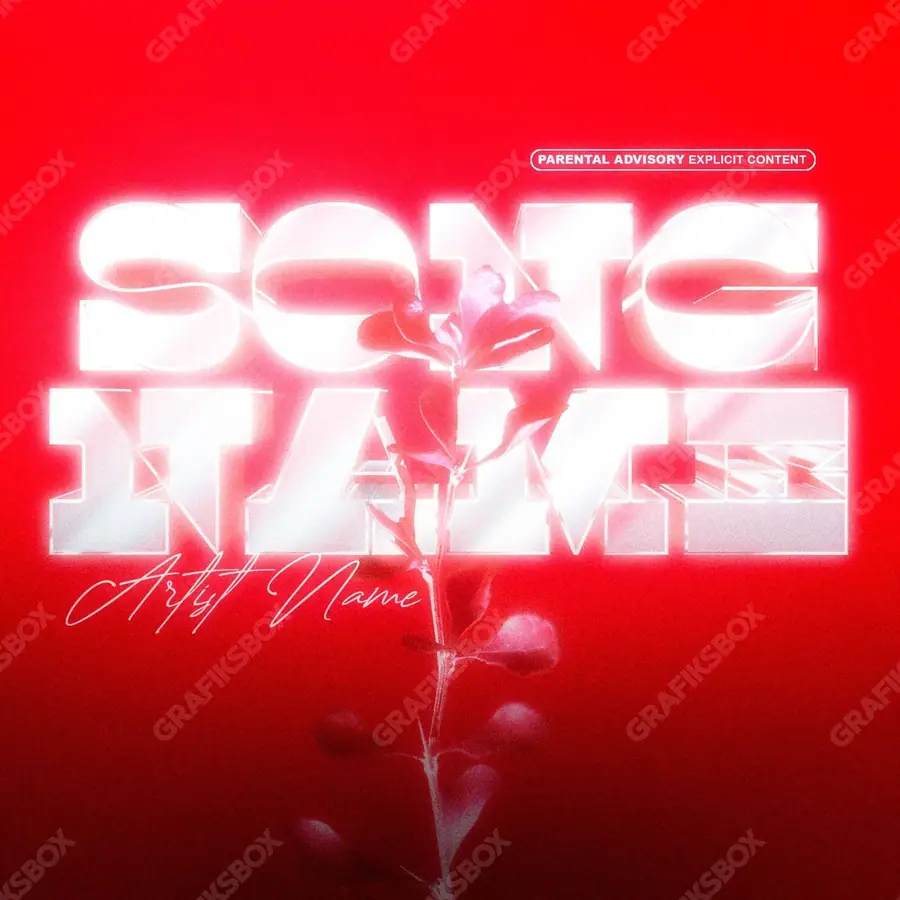 Premade album cover “Reds” — a frame that refuses to sit in one category in a red palette