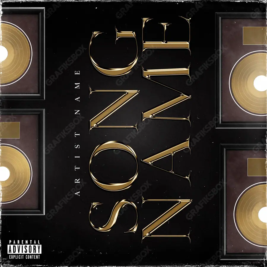 Portada de álbum prediseñada «Awarded» — un motivo con carácter propio, en matices anaranjados